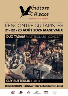 Affiche Guitare en Alsace 2026 - Concert Duo Tadam